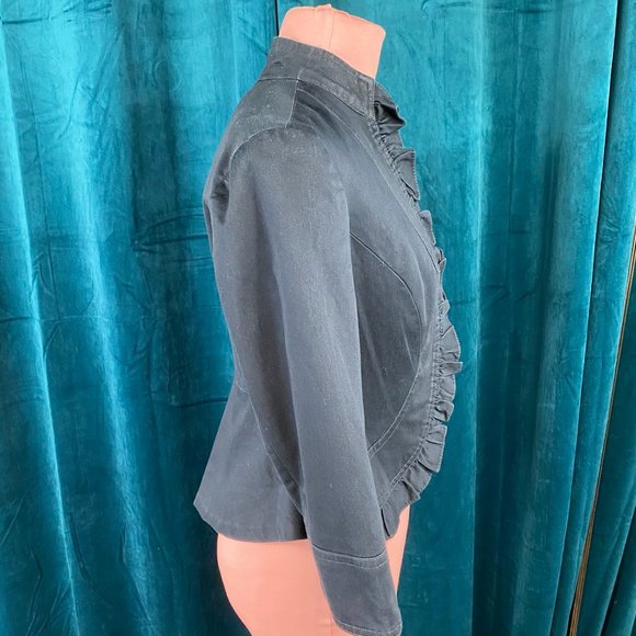 Studio JPR Open Front Ruffle Blazer Jacket - Picture 3 of 7